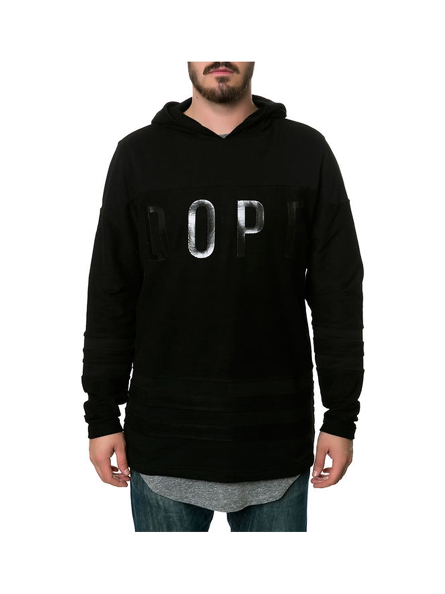 DOPE Mens the Front Print Hockey Hoodie Sweatshirt black S | Walmart Canada