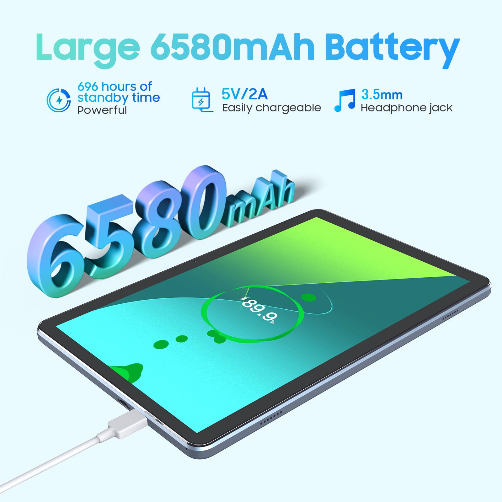 Blackview Tab 70 Wifi Tablette Tactile 10.1 Android 13 6580mAh 6Go+64Go/TF  1To