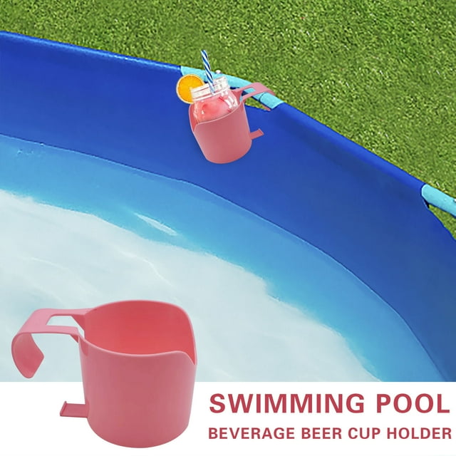 Cup Storage Rack, ABS Swimming Pool Beverage Cup Hand Wash Hanger, Foldable 2-Tier Design, Portable for Beach, Kitchen, Office, Lightweight Plastic Material, for Dorm