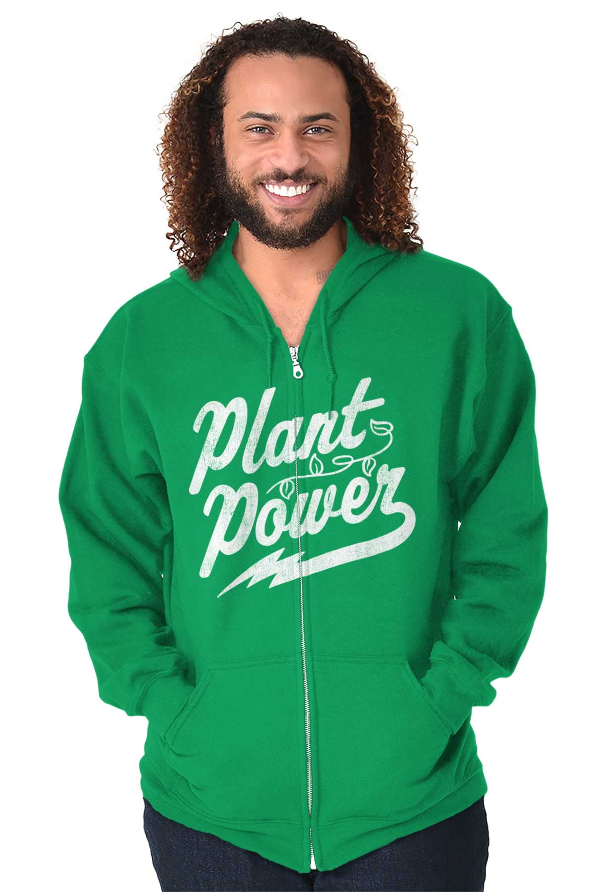 VEGAN LOGO FULL ZIP HOODIE Colour Choice Animal Rights Veggie Gift Present