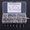 thumbnail image 3 of Self Tapping Screws, 500PCS M3 Cross Drive Button Head Self Tapping Screws Fastener Assortment Set with Plastic Box, 3 of 7