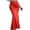 Red, variant on Aueoeo Women Pencil Skirt Elastic High Waist Wrap Maxi Skirts Sequin dress Ruffled Hem Night Out Party Bodycon Skirt Black L