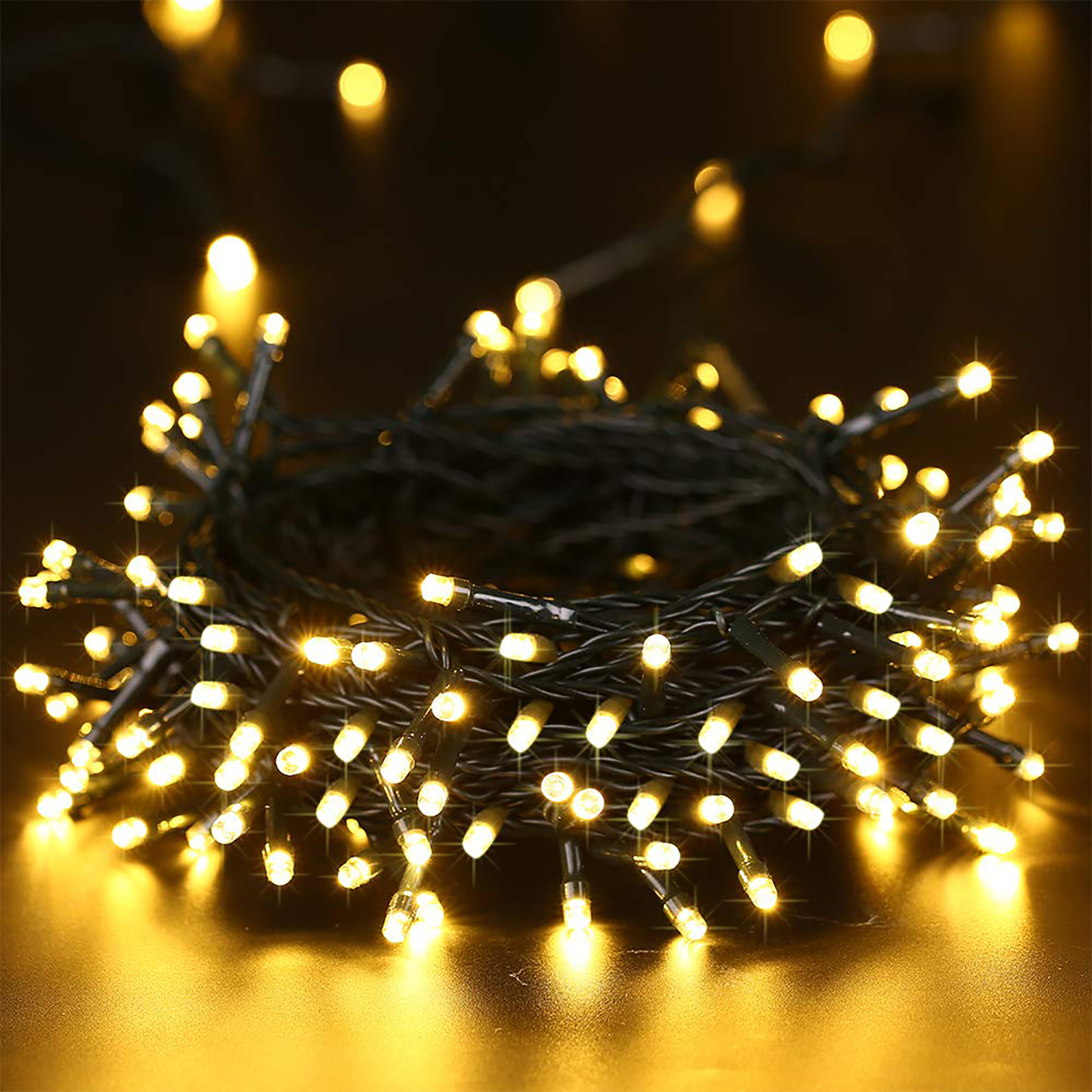 Toodour 144ft 400 LED Solar Christmas String Lights Pack of 2 photo 2