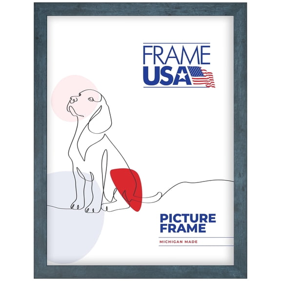 Rustic Blue 18x24 Inch Picture Frame