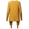 thumbnail image 3 of FashionOutfit Women's Casual Solid Ribbed Open Front Long Sleeve Knit Cardigan, 3 of 4
