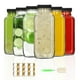 thumbnail image 1 of Botellas de vidrio AuroTrends de 360 ml con tapas, paquete de 6 unidades, para hacer jugos, 1 of 4