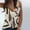 Beige, variant on Azrian Womens Tops Fall Saving,Womens Plus Blouses Sleeveless Casual V-Neck Metal Buckle Sling Printed Vest Tank Tops Blouse Camisole on