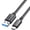 0.5m-straight head, variant on Short 25/50/100cm USB3.0 to Type C Cable 5Gbps Fast Charging For Phone Tablet USB3.0 Data Cable For