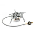 thumbnail image 2 of Windproof Camping Gas Stove, Small Camping Stove with Piezo Ignition, Butane Adapter for Outdoor Cooking, Picnic, Camping and Hiking, 2 of 5