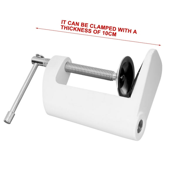 OUNONA Small C Clamp Table Mount Clamp Adjustable Desk Cantilever Clamp Accessory