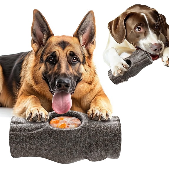 Xwlshop Indestructible Dog Chew Toy for Aggressive Chewers, Frozen Treat Holder for Large/Medium Breeds, Anxiety Relief Toy