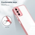thumbnail image 7 of SaniMore for Samsung Galaxy A13 5G Case Slim Transparent [Not Yellowing Technology], Rugged PC & TPU Bumpers Built-in Detachable Lens Protector Shockproof Protective Cover, Pink, 7 of 7