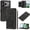 Black, variant on Mynvo Case for iPhone 18 Pro with Shoulder Strap & Wrist Strap, Built-in Cash Slot RFID Blocking PU Leather Wallet Phone Case Non-Slip Anti-Fingerprint Shockproof Bumper, Black