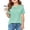 Mint Green, variant on Shirts for Girls Short Sleeve Tops Trendy Pink Summer T-Shirts Boys Clothes 13-14 Years