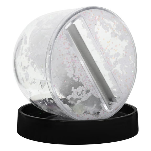 ROSENICE Snow Globe Crafts 1Pcs Round Design Diy Photo Display Plastic Material Wedding Party present