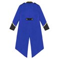 thumbnail image 4 of Yhong Garçons Filles Corset Renaissance Veste Queue-de-Pie Médiévale Smoking Long Steampunk Bleu Royal 16, 4 of 5