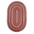 thumbnail image 1 of Red Rug LARGE Braided Textured Design 8ft. X 8ft. Casual Reversible Thick Wool Carpet, 1 of 2