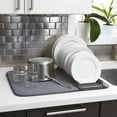 thumbnail image 1 of Umbra UDry Dish Drying Mat,Charcoal, 1 of 7