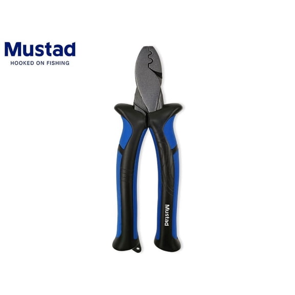 Mustad MT109 5.5" Crimper -Blue