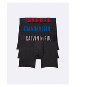 Calvin Klein 3 Pack Logo Underwear Men Size Intense Power Boxer Brief Black
