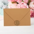 thumbnail image 4 of Shisuyan Retro Kraft Paper Envelopes Rough Linen Material 6Sets 6.5x4.3In, 4 of 8