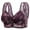 Purple, variant on Yammkia Sport Bras for Women High Support High Impact Sports Bras for Women Plus Size Non Padded Wirefree Workout Bra Bounce Control (Khaki,L)