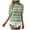 Green, variant on Riecok Crewneck Sweaters for Women Long Sleeves Striped Sweater Fall and Winter All-match Casual Fashion Blouse Blue L