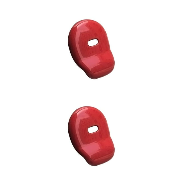 Wweixi ABS Élégant et Durable Poignée de Porte Arrière Garniture Extérieure Durable et Durable Apparence de la Maison Course Rouge 2Set
