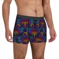 thumbnail image 5 of Men's Boxer Briefs, Flamboyant Dragonfly Soft Comfy Mens Underwear Boxer Briefs Breathable With Widen Waist, 5 of 7