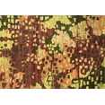 thumbnail image 1 of Ahgly Company Indoor Rectangle Abstract Brown Contemporary Area Rugs, 4' x 6', 1 of 4