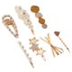 thumbnail image 3 of Pinzas para el cabello con perlas, pasadores, lazos para el cabello para mujeres y niñas, accesorio para lazo para el cabello DIY 09 Yuyangstore Pinzas de pelo de perlas, 3 of 8