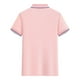 thumbnail image 3 of Mens Casual Manga Corta Botón Abajo Camisas de Color Sólido Botón Turndown Cuello Blusa Camisa, Poliéster, 3 of 5