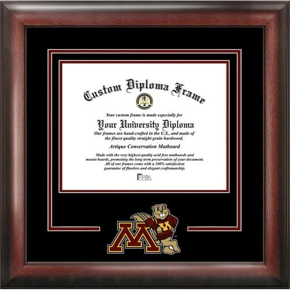University of Minnesota Spirit Diploma Frame