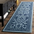 thumbnail image 3 of SAFAVIEH Restoration Vintage Wilson Border Wool Area Rug, Blue/Dark Blue, 4' x 6', 3 of 10
