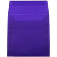 thumbnail image 2 of JAM Paper 5.5x5.5 Translucent Envelopes, Blue, 50/Pack, Primary Blue, 2 of 2