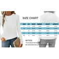thumbnail image 5 of MOSHU Textured Blouses for Women Crewneck Dressy Womens Tops Casual Long Sleeve Fall Shirts, 5 of 8