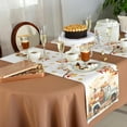 thumbnail image 2 of Fall Table Runner Truck with Pumpkin Table Runners for Dining Room Maple Leaf Tree Branch Dinner Runner Thanksgiving Kitchen Decor 13.8" x 71", 2 of 6