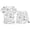 Z1-White546, variant on Whouriu Little Girls Halloween Sleepwear Set Cartoon Animal Sketch Print Short Sleeve Top with Shorts Casual Home 2Pcs Clothes Set