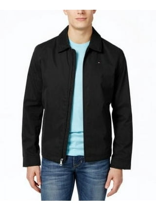 Tommy hilfiger navy modern store fit microtwill casual jacket