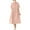 Pink, variant on RYDCOT Women's Summer Short Sleeves Cotton Dress Button Up Turn-Down Collar Long Dresses with Pockets Solid Color Casual Loose Shirt Dresses Clearance Blue