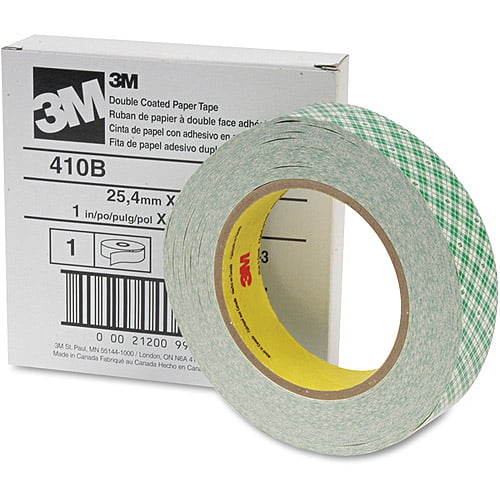 3M Double Coated Tissue Tape 1/2 in roll x 36 yd 