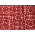 thumbnail image 1 of Ahgly Company Indoor Rectangle Abstract Red Modern Area Rugs, 4' x 6', 1 of 4