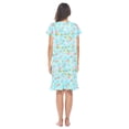 thumbnail image 4 of Casual Nights Women's Short Sleeve Floral Nightgown Nightshirt Night Dress, 4 of 5