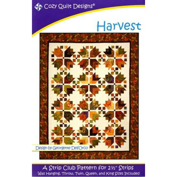 Harvest Quilt Pattern by Cozy Quilt Designs