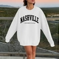 thumbnail image 2 of Youmylove Women Nashville Adult Unisex Crewneck Sweatshirt Pullover Classic Streetwear, 2 of 4