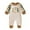Beige, variant on Kids Boys Set Thanksgiving Turkey Applique Jump Plaid Color Long Sleeve Boys Tracksuit,Khaki,90
