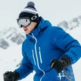 thumbnail image 4 of TOPTIE Bonnet à Rayures avec Pompon Unisexe Hiver & Chapeau de Sport-Rouge, 4 of 9
