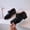 Black, variant on Boys Dress Shoes Leather Oxfords Lace Up Low Heel Smart Uniform Loafers Kids Formal Wedding Performance Shoes, Size 9C-4 Kid