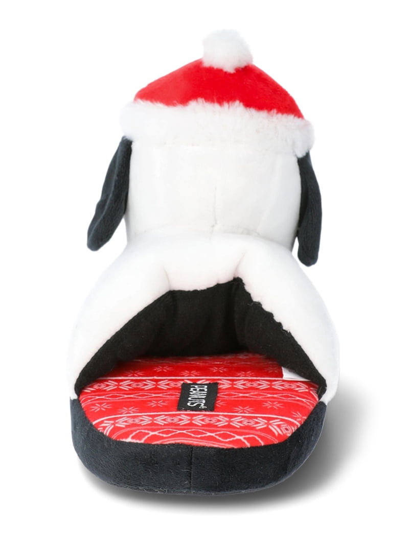 Peanuts Charlie Brown Plush 3D Slippers Christmas NEW Santa Hat 11/12 Men’s Peanuts | Shoes | Peanuts Charlie Brown Christmas Slippers  main image 3
