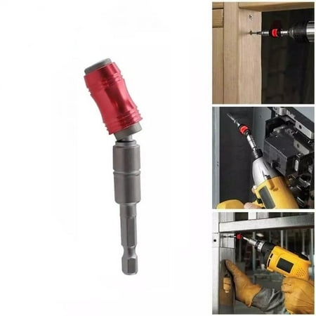 

Fule Screwdriver Bit Holder Adjustable Direction 20 Degree Angle For 1/4 Hex Shank